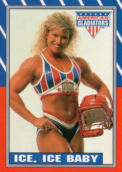 1991 Topps American Gladiators #74 Ice, Ice Baby Front
